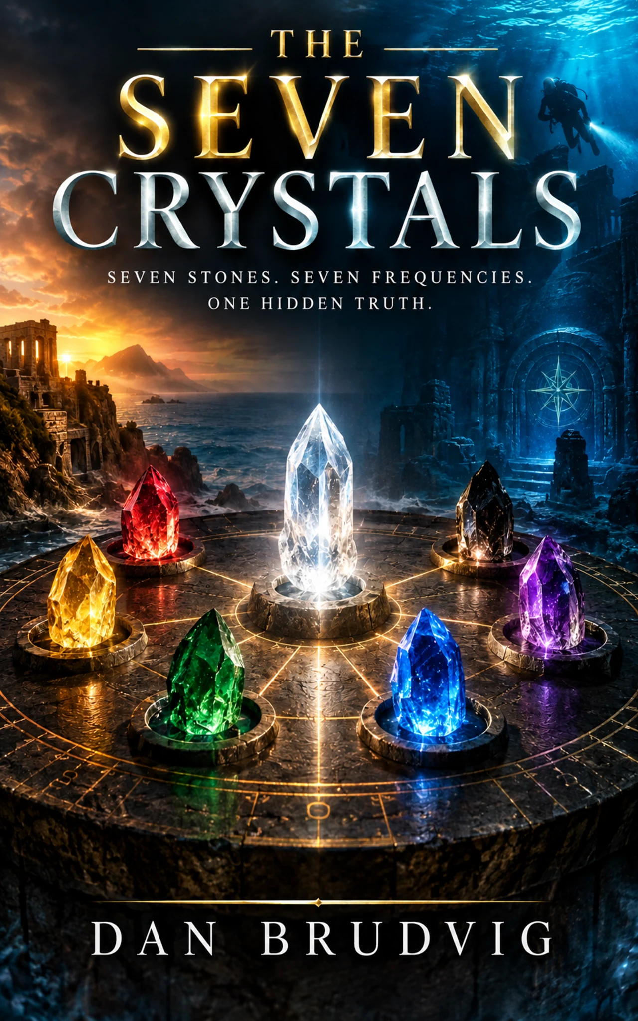 Cover of The Seven Crystals by Dan Brudvig